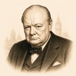 Portrait of Winston Churchill