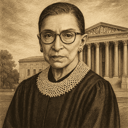 Portrait of Ruth Bader Ginsburg