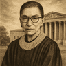 Portrait of Ruth Bader Ginsburg